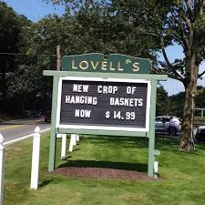 Photo of Lovell's sign.